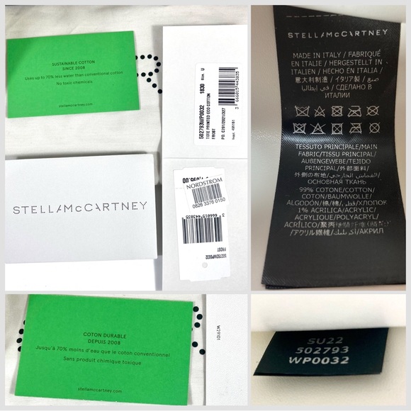 Stella McCartney Disney Fantasia Mickey Mouse Cotton X-Large Tote With Pouch NEW - Picture 16 of 17